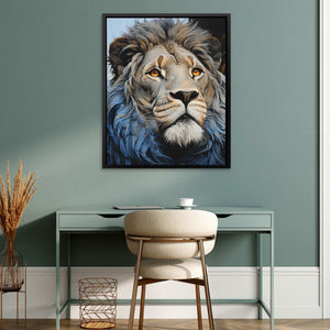 Blue Lion - Luxury Wall Art