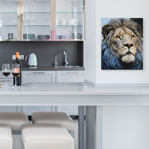 Blue Lion - Luxury Wall Art