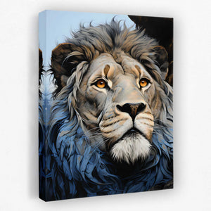 Blue Lion - Luxury Wall Art