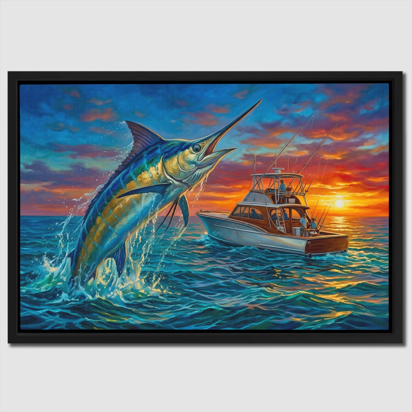 Blue Marlin Sunset — Blue Marlin Sunset Close Up Landscape 55