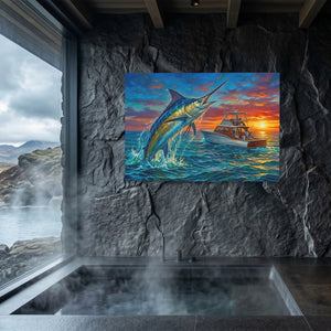 Blue Marlin Sunset — Blue Marlin Sunset Sauna Dark Land 167