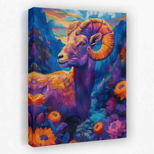 Blue Mountain Ram - Luxury Wall Art