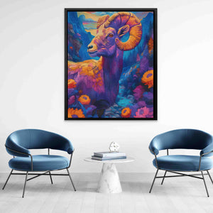 Blue Mountain Ram - Luxury Wall Art