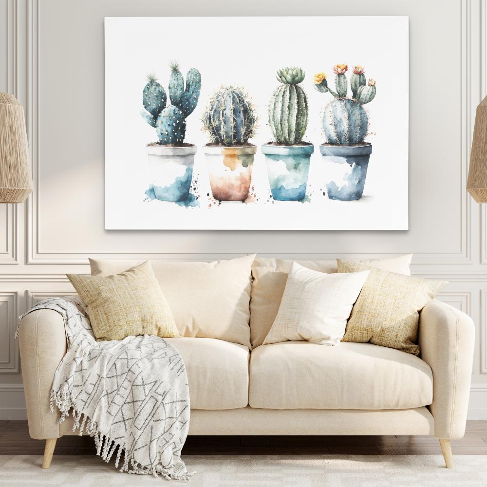 Blue Shades cactus - Luxury Wall Art