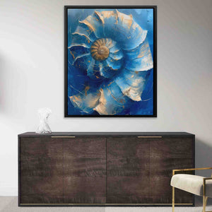 Blue Spiral - Luxury Wall Art