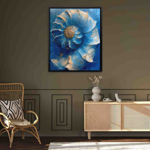 Blue Spiral - Luxury Wall Art