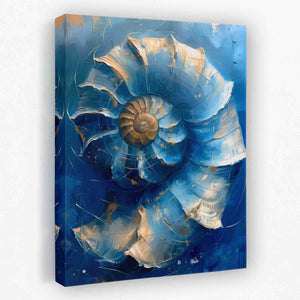 Blue Spiral - Luxury Wall Art