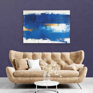 Blue Stroke - Luxury Wall Art