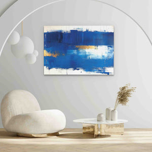 Blue Stroke - Luxury Wall Art