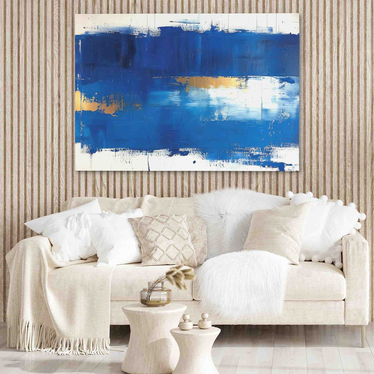 Blue Stroke - Luxury Wall Art