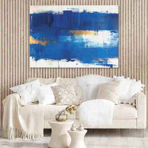 Blue Stroke - Luxury Wall Art