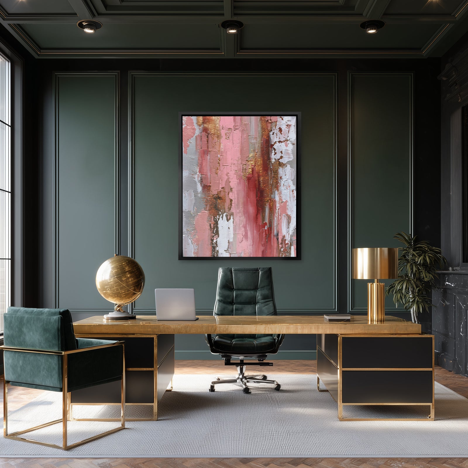 Blushing Tempest - Luxury Wall Art