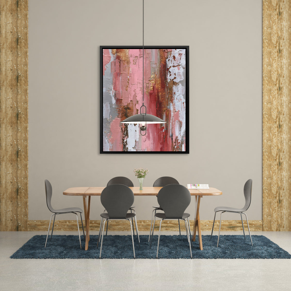 Blushing Tempest - Luxury Wall Art