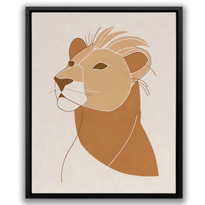 Bold Lioness - Luxury Wall Art