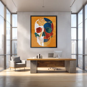 Bone Rose Celebration - Luxury Wall Art