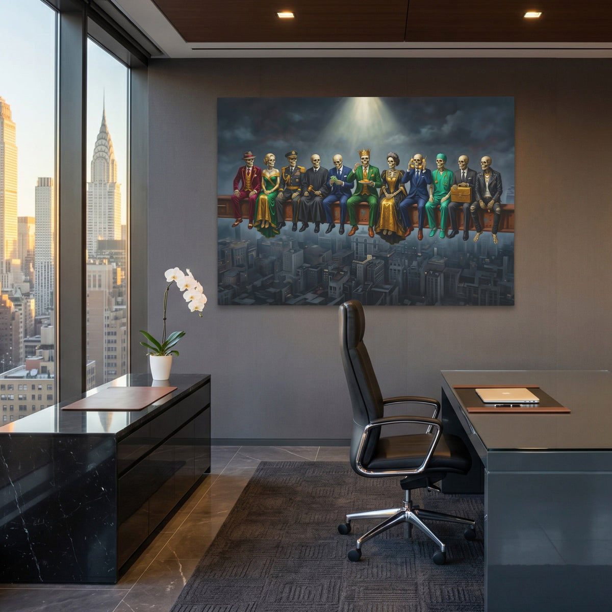 Bones Metropolitan Throne - Luxury Wall Art