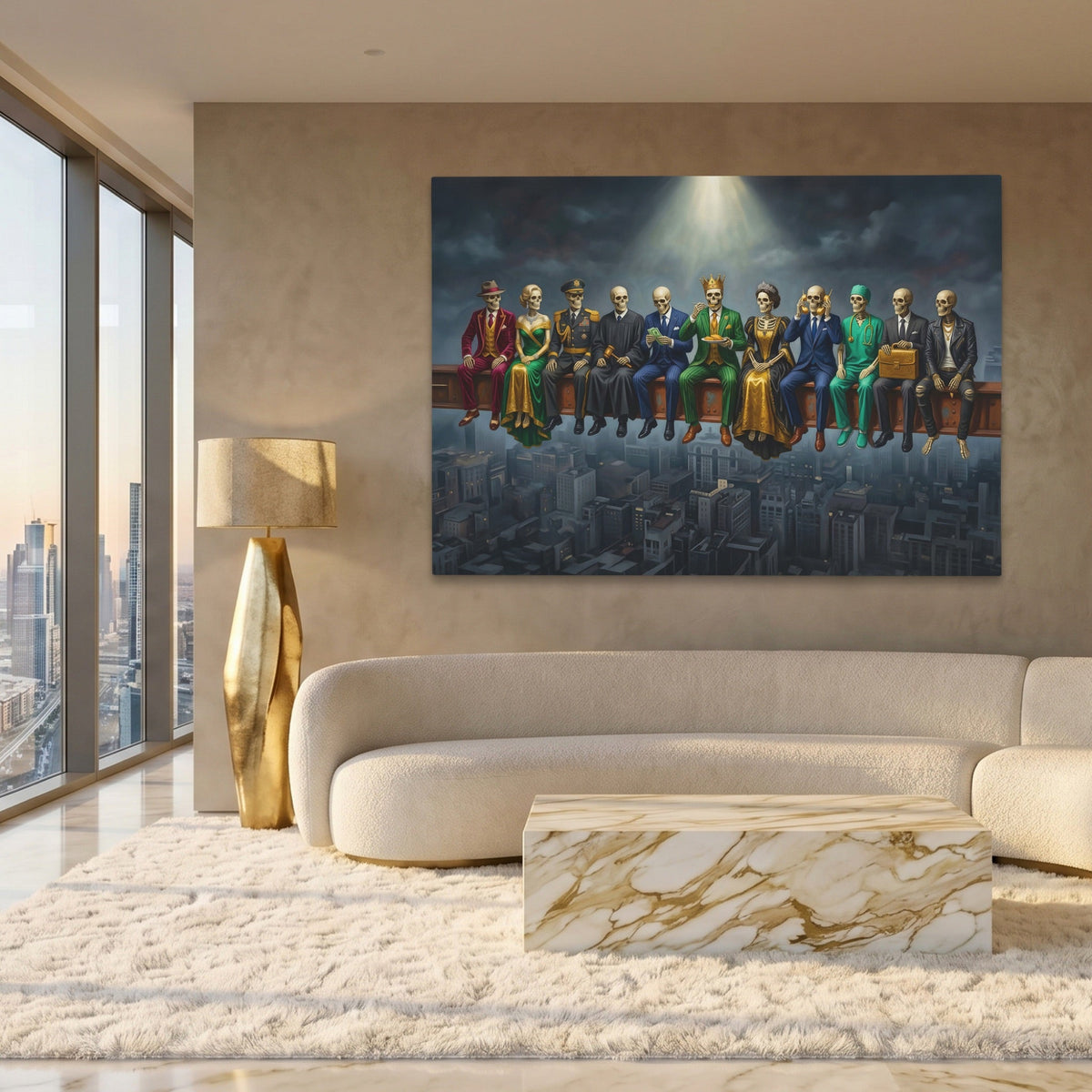 Bones Metropolitan Throne - Luxury Wall Art