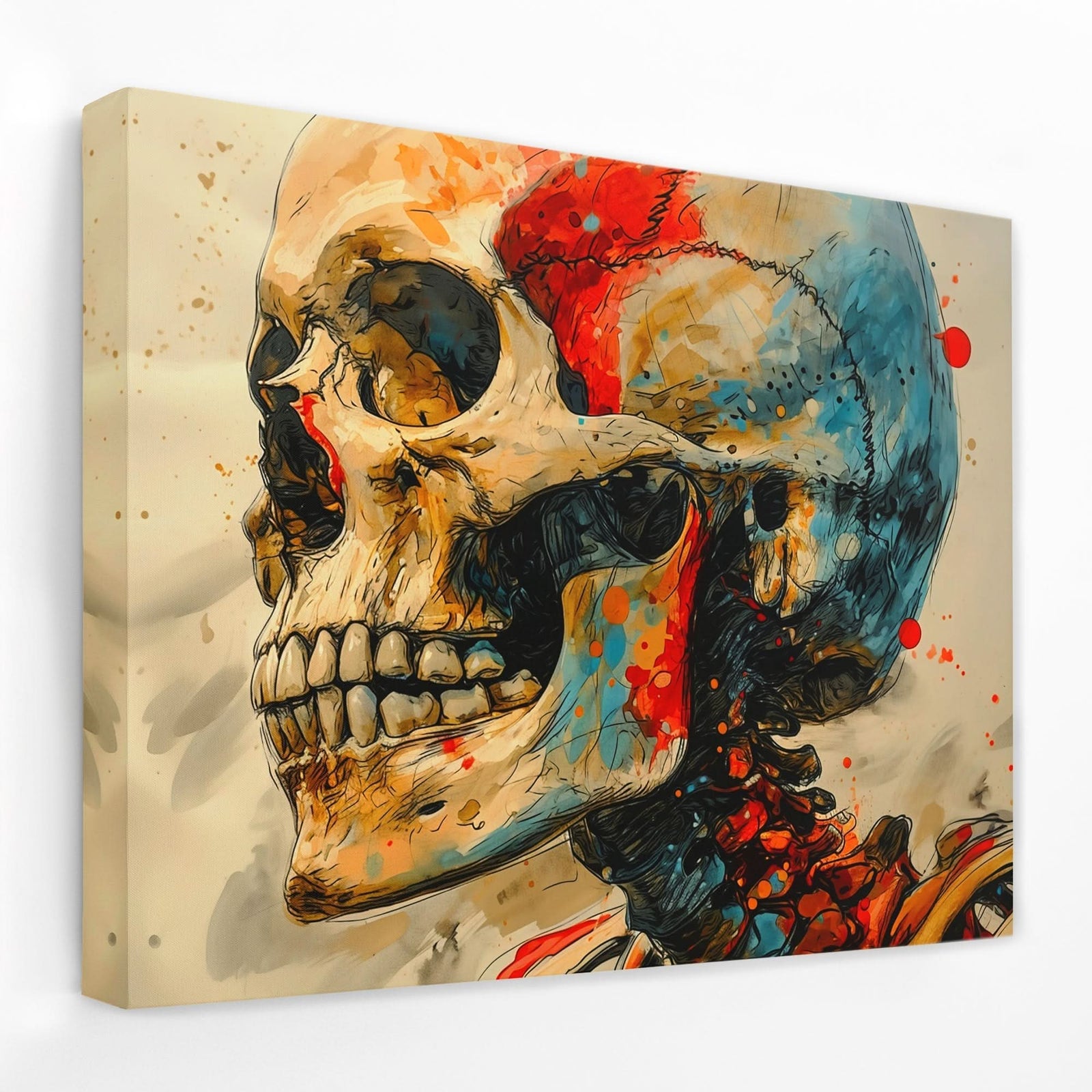 Bones of Contemplation - Horizontal Canvas Wall Art