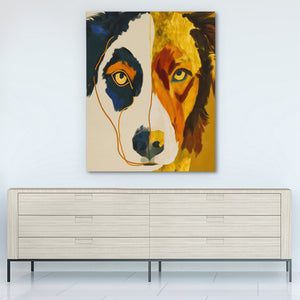 Border Collie Alert — Border Collie Alert White Wall 299