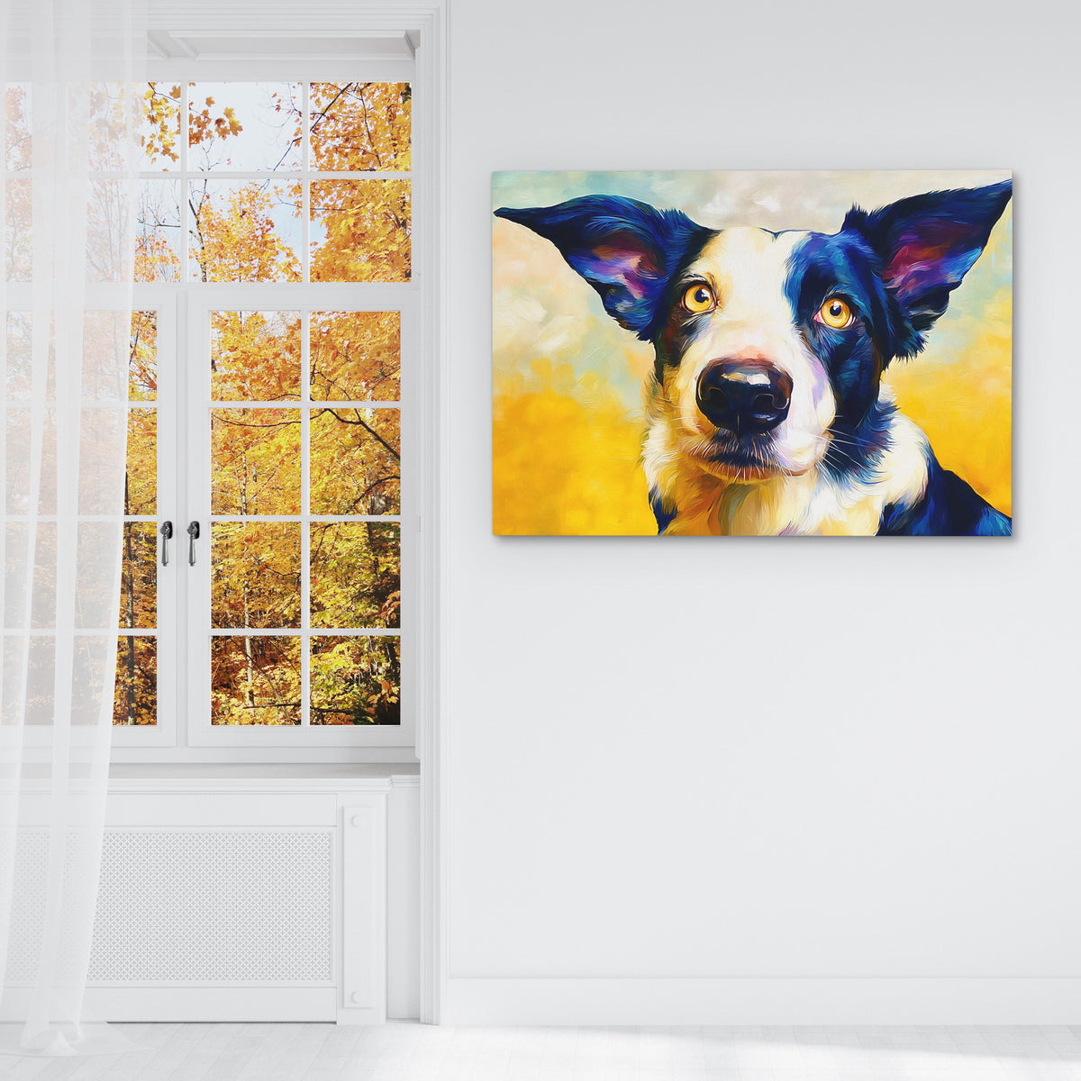 Border Collie Dusk - Luxury Wall Art