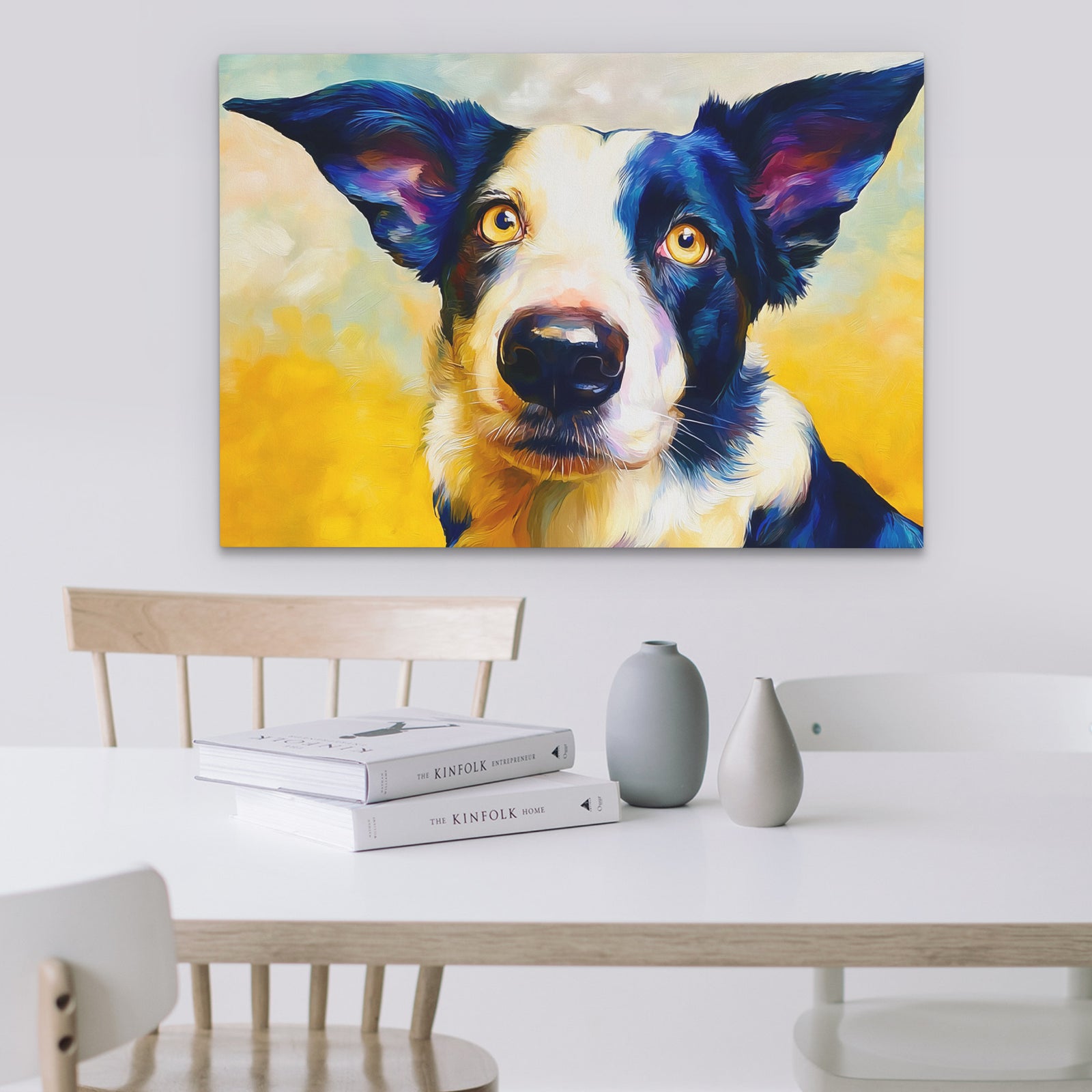 Border Collie Dusk - Luxury Wall Art