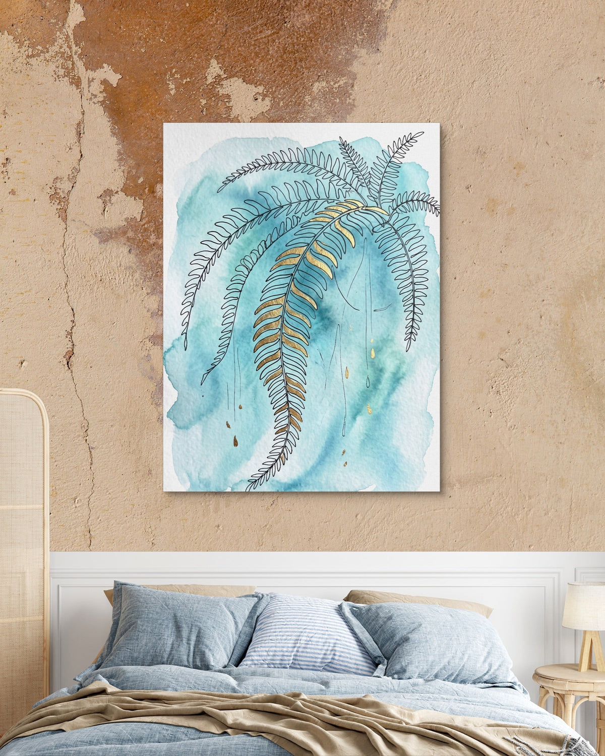 Boston Fern Cascade - Luxury Wall Art