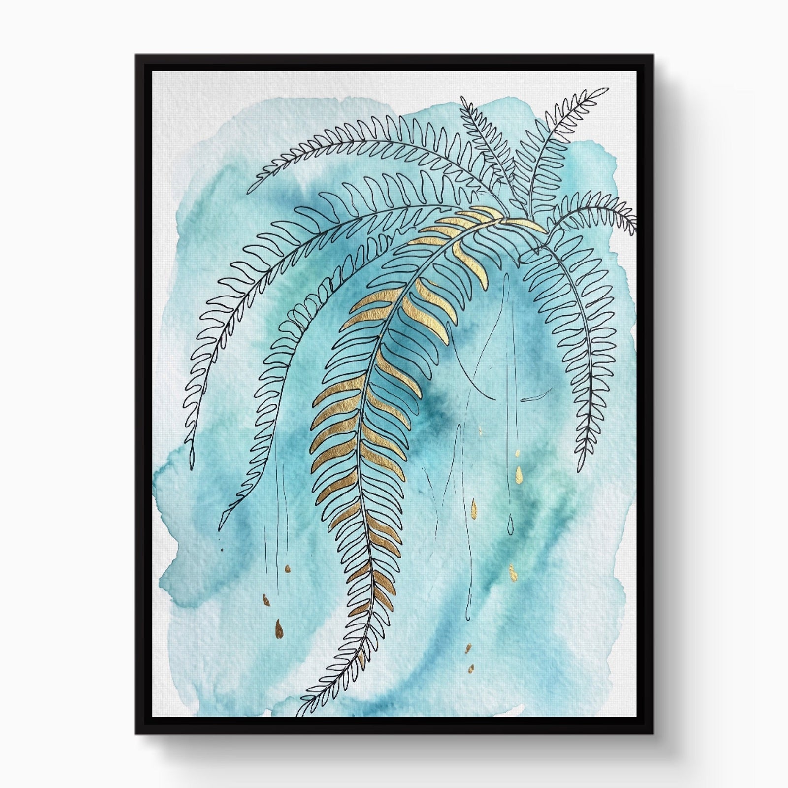 Boston Fern Cascade - Luxury Wall Art
