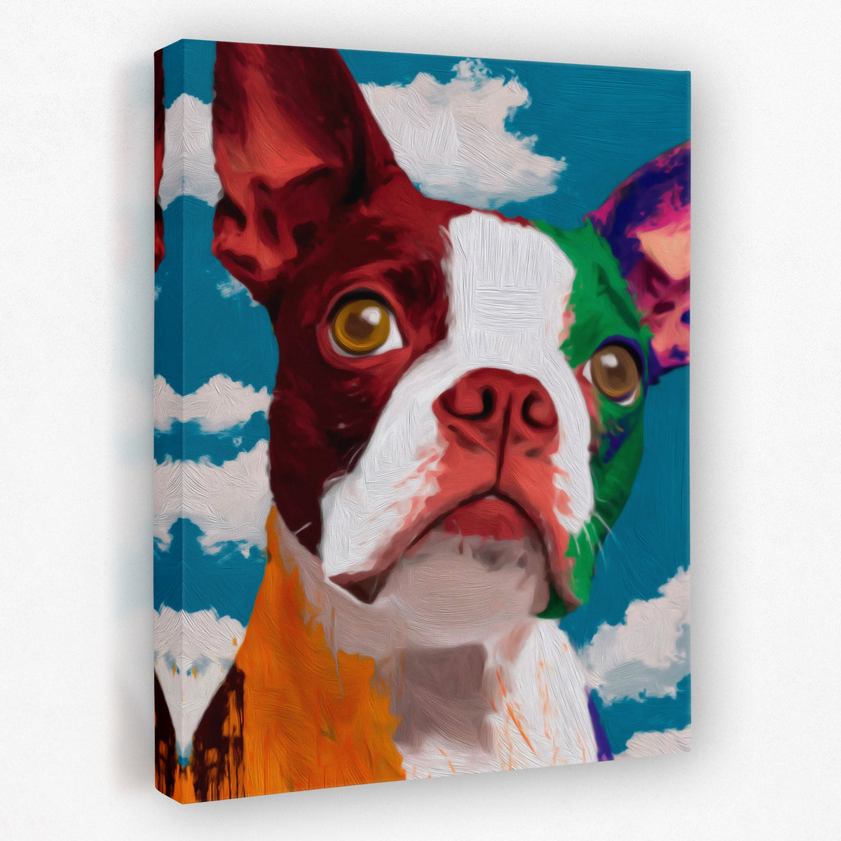 Boston Terrier Kaleidoscope - Luxury Wall Art