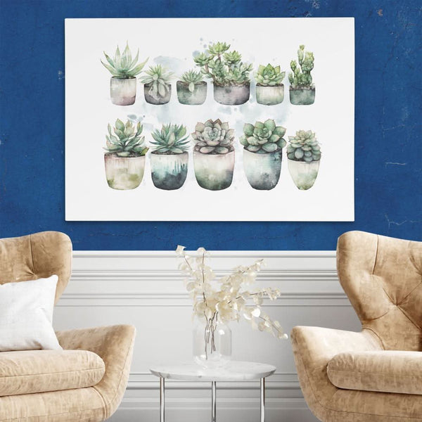 Botanical Pots in a room