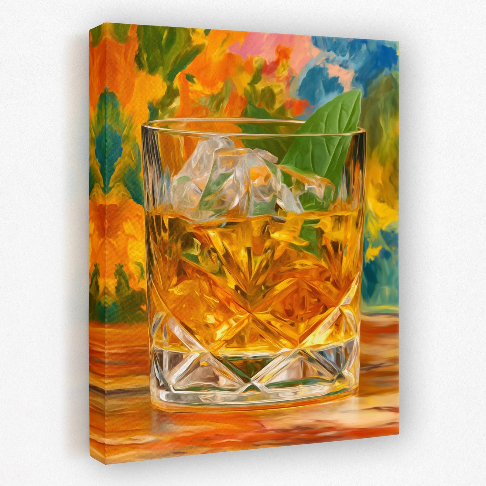Bourbon Mint Reverie - Luxury Wall Art