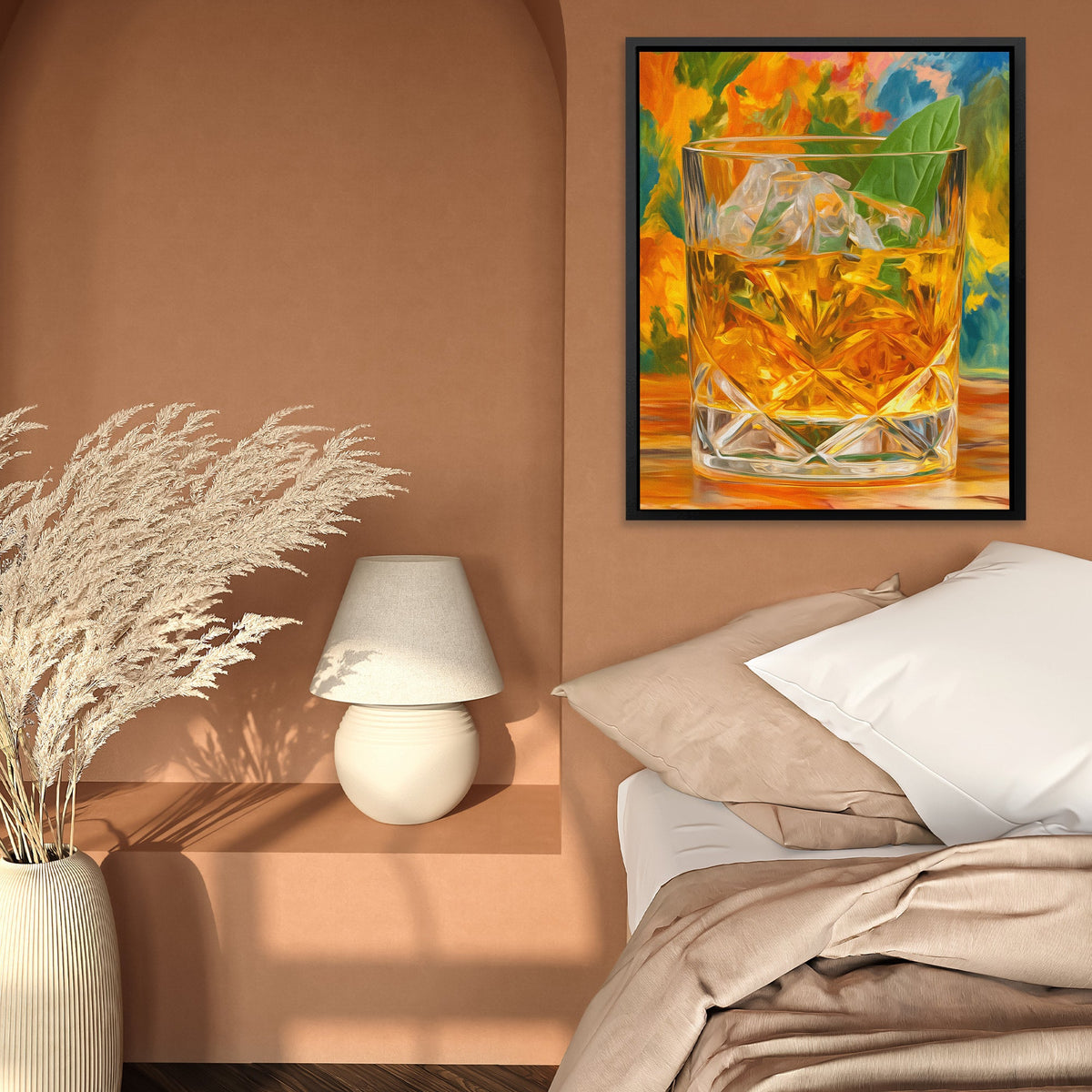 Bourbon Mint Reverie - Luxury Wall Art
