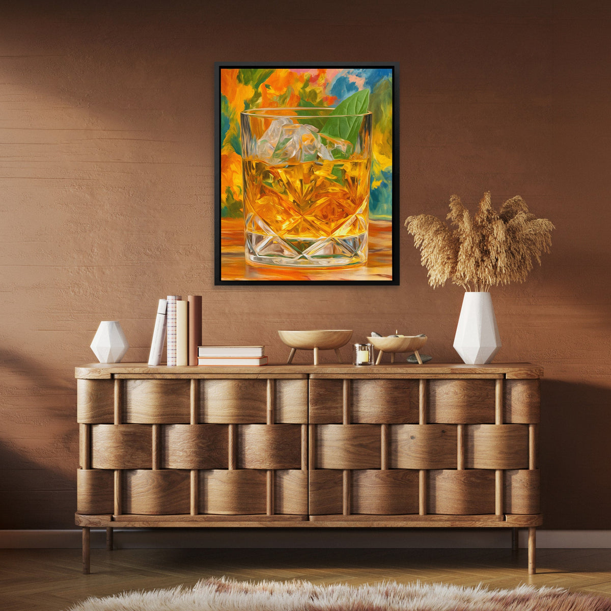 Bourbon Mint Reverie - Luxury Wall Art