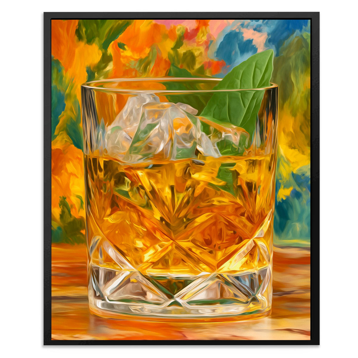 Bourbon Mint Reverie - Luxury Wall Art