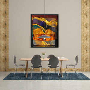 Bourbon Ribbon Dance - Luxury Wall Art