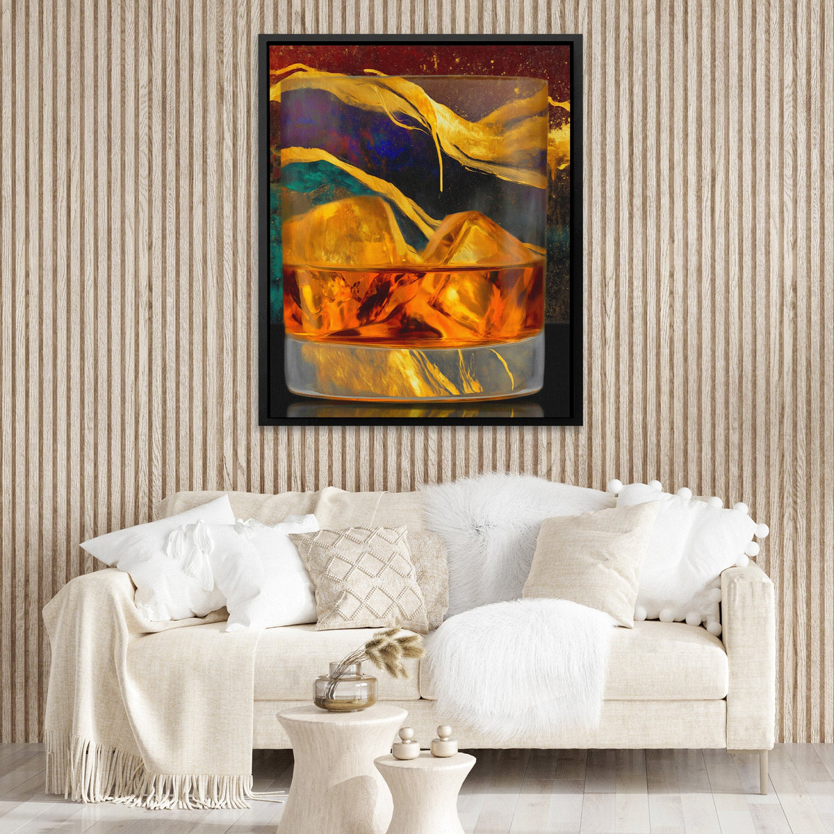 Bourbon Ribbon Dance - Luxury Wall Art