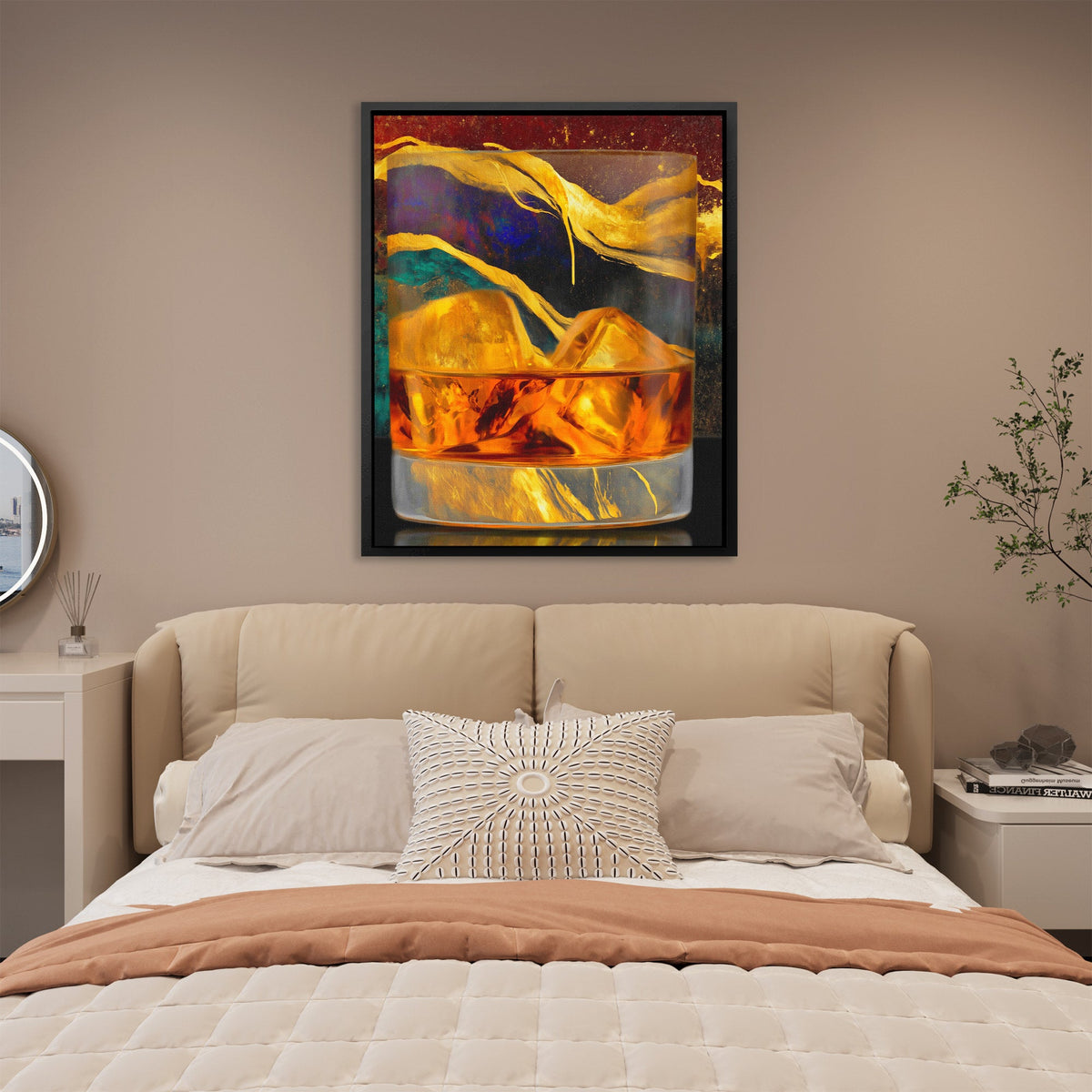 Bourbon Ribbon Dance - Luxury Wall Art