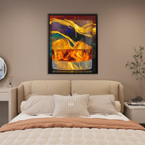 Bourbon Ribbon Dance - Luxury Wall Art