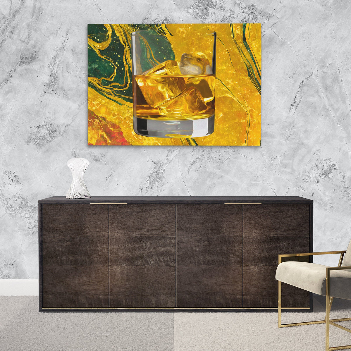 Bourbons Liquid Fire - Luxury Wall Art