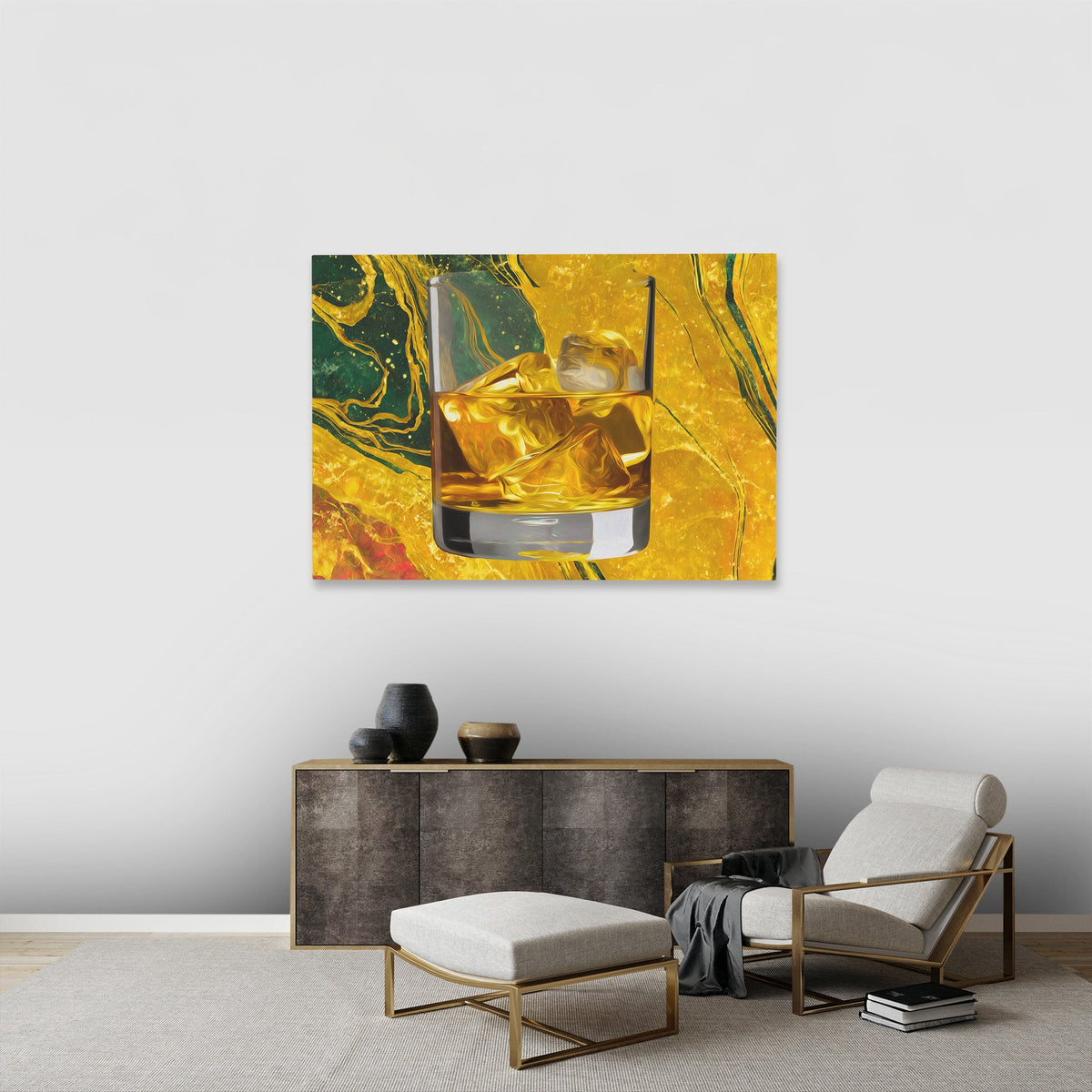 Bourbons Liquid Fire - Luxury Wall Art