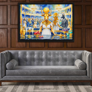 Bovine Golden Opera - Luxury Wall Art