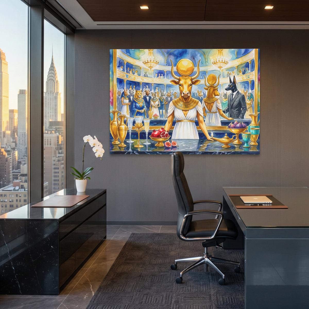 Bovine Golden Opera — Bovine Golden Opera Office View Land 179