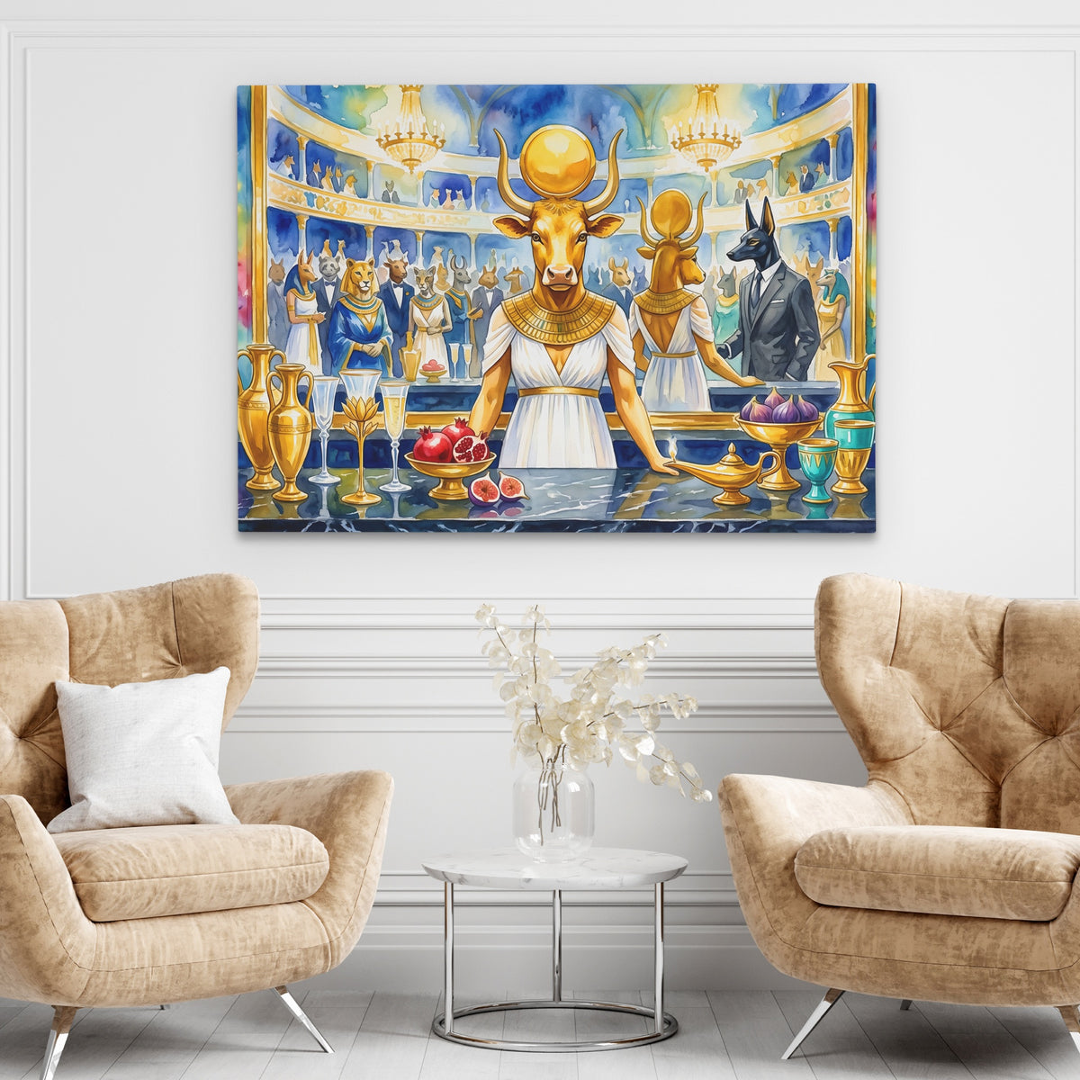 Bovine Golden Opera — Bovine Golden Opera brown chairs land 227