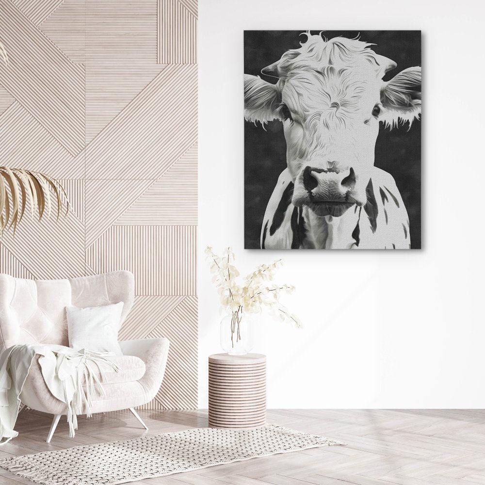 Bovine Portrait - Luxury Wall Art