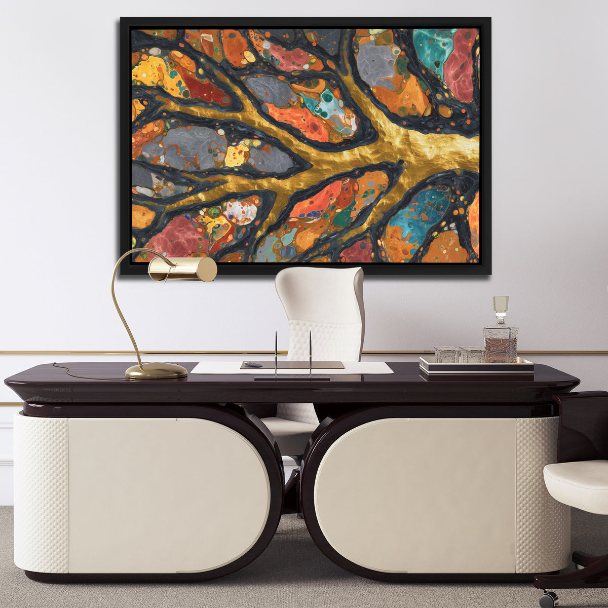 Branches Aged Splatter — Branches Aged Splatter Luxury Office Desk 148