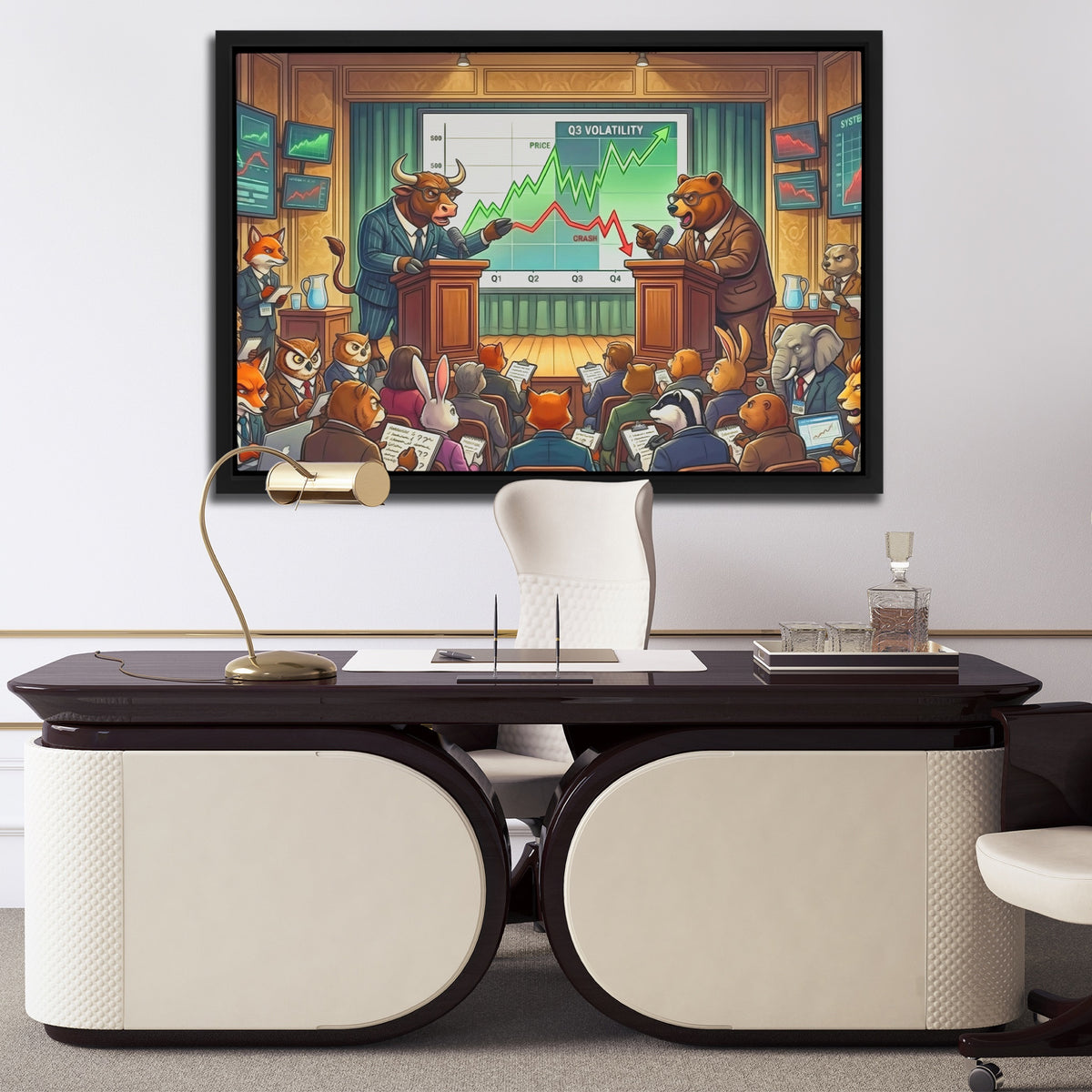 Brazen Bulls Debate — Brazen Bulls Debate Luxury Office Desk 149