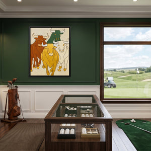 Brazen Bulls Striding — Brazen Bulls Striding Clubhouse Golf Port 108