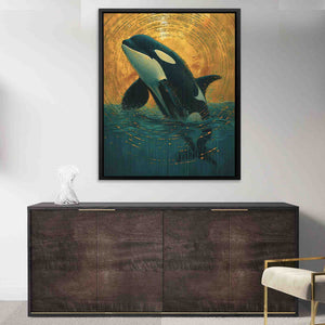 Breaching Orca - Luxury Wall Art