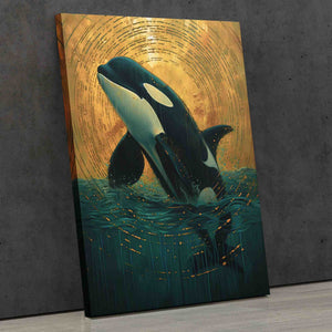 Breaching Orca - Luxury Wall Art