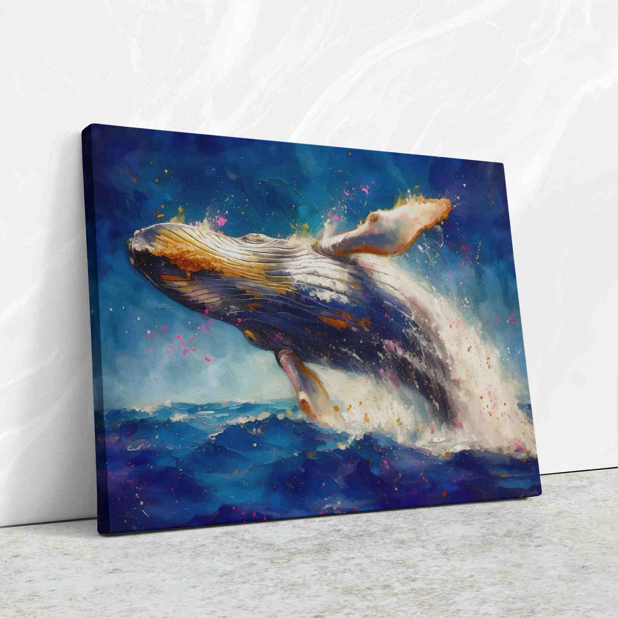 Breaching Whale - Luxury Wall Art