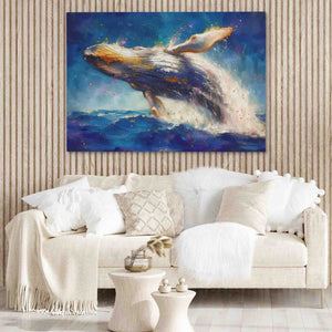 Breaching Whale - Luxury Wall Art